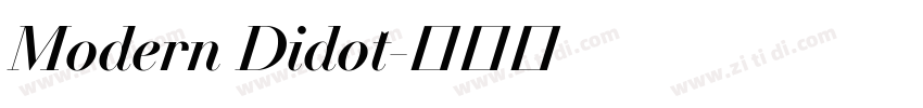 Modern Didot字体转换 Modern Didot字体转换